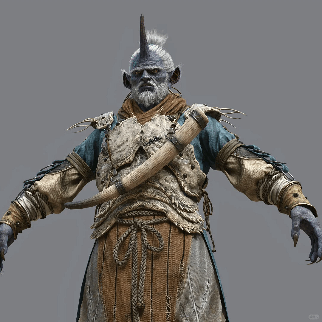 《黑神話：悟空》雷長老建模公布 神情陰鬱可怖！