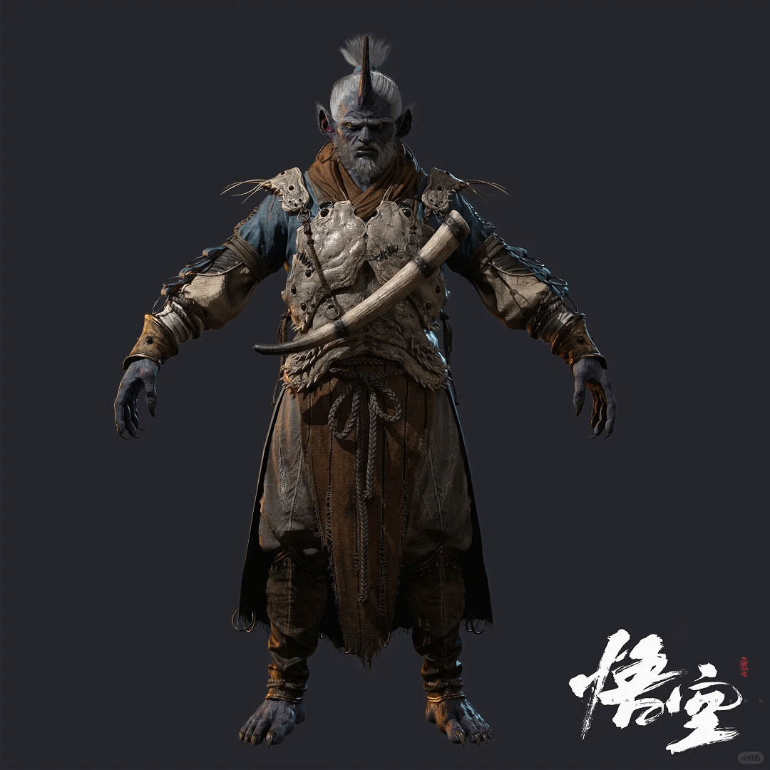 《黑神話：悟空》雷長老建模公布 神情陰鬱可怖！