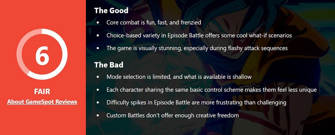 《七龍珠:電光炸裂!ZERO》GS 6分:戰鬥激烈但無趣 《七龍珠:電光炸裂!ZERO》GS 6分:戰鬥激烈但無趣