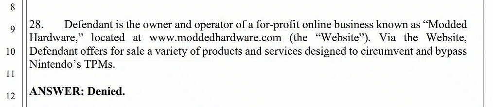 Switch破解商否認任天堂指控 將親自上陣自己辯護！