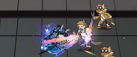 明日方舟煌易爆藍焰皮膚特效展示