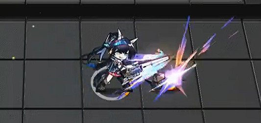 明日方舟煌易爆藍焰皮膚特效展示