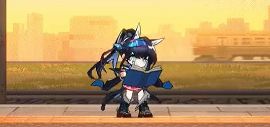 明日方舟煌易爆藍焰皮膚特效展示