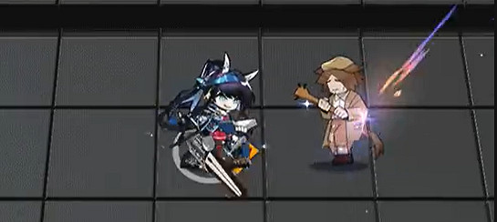 明日方舟煌易爆藍焰皮膚特效展示