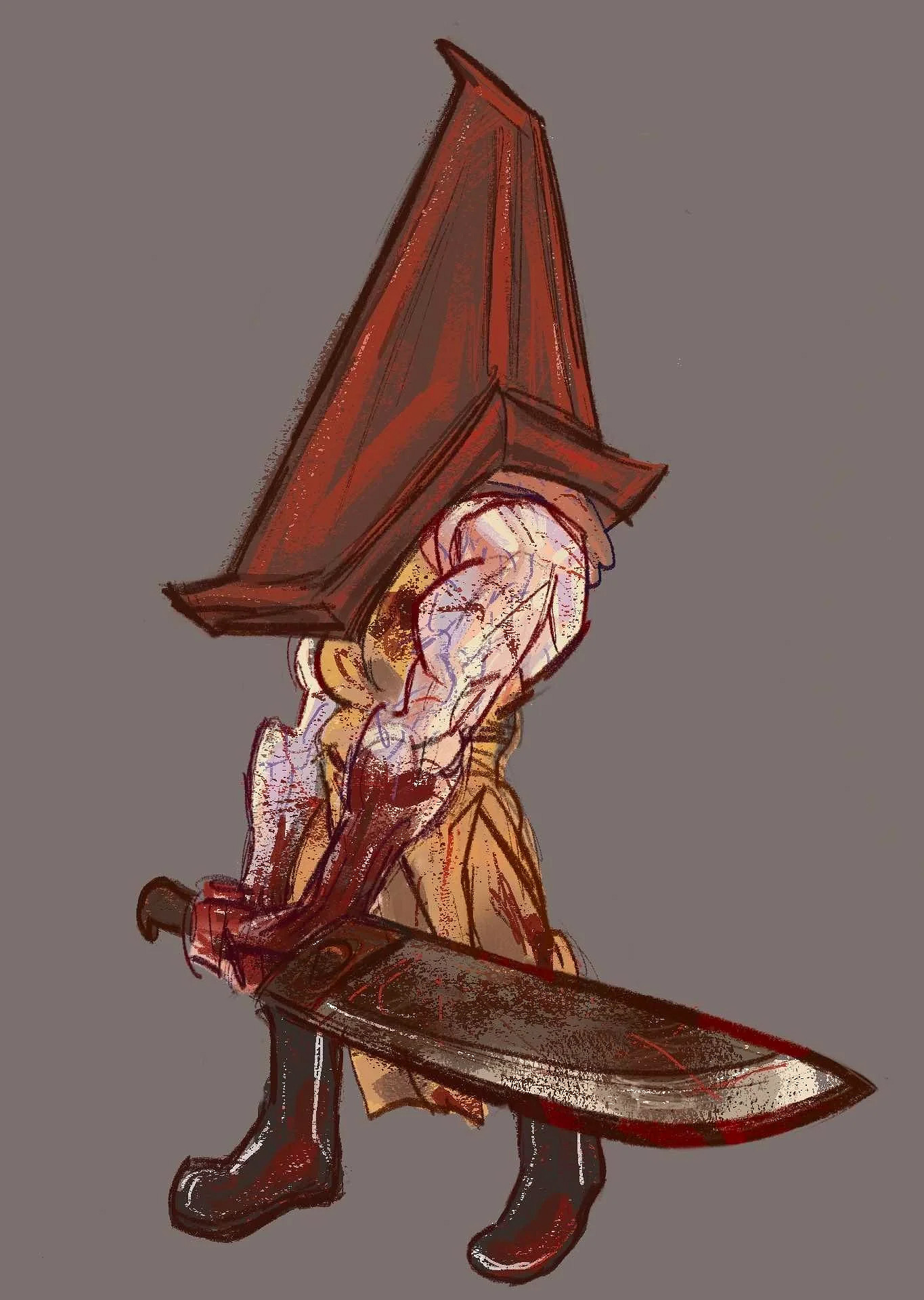 國外博主製作《沉默之丘2》卡通插圖：風格獨特詭異！