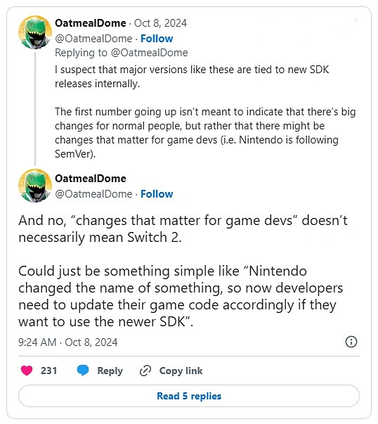 任天堂Switch 19.0.0系統更新 下一代遊戲機即將面世