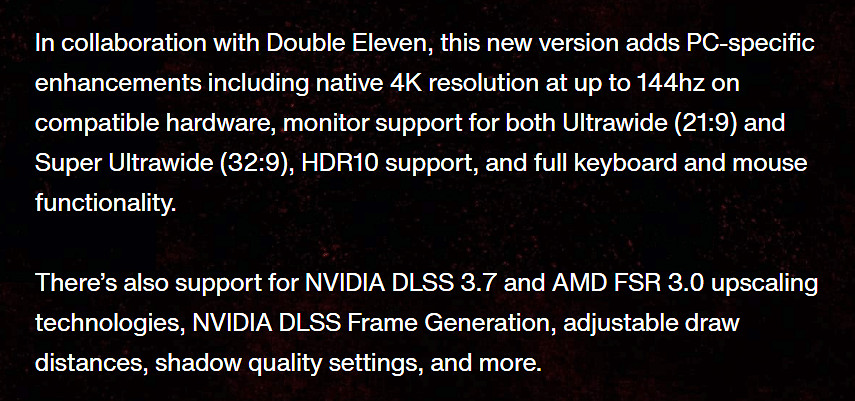 《荒野大鏢客:救贖》PC版特點:支援原生4K、DLSS 3 《荒野大鏢客:救贖》PC版特點:支援原生4K、DLSS 3