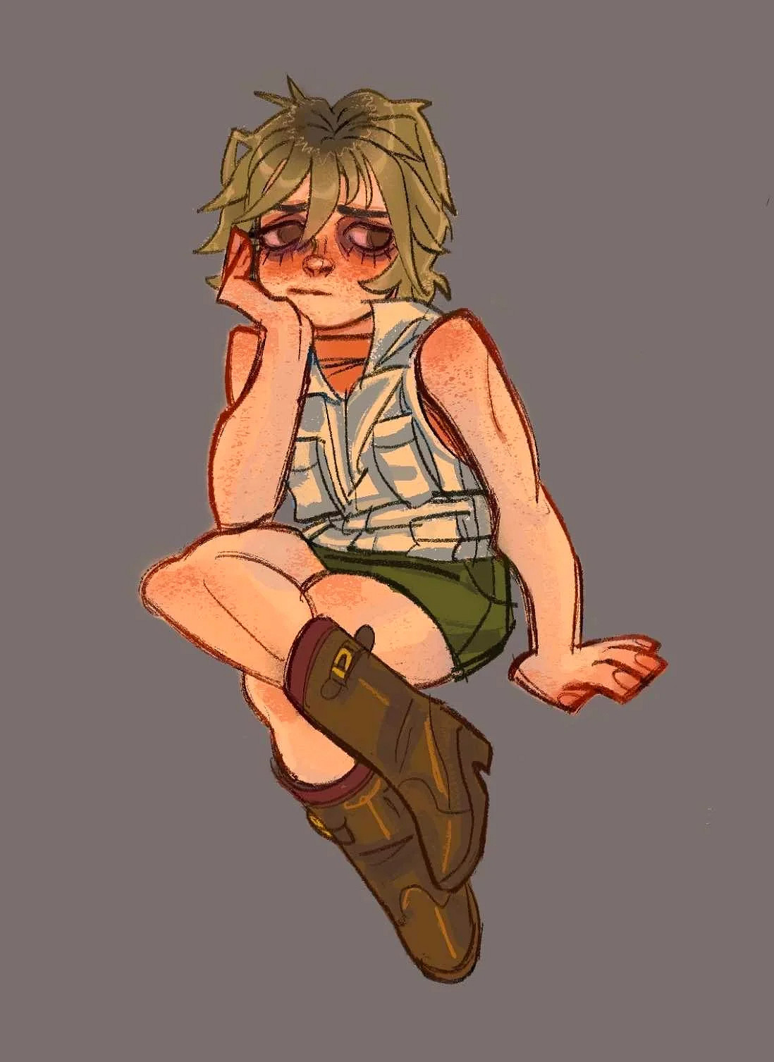 國外博主製作《沉默之丘2》卡通插圖：風格獨特詭異！