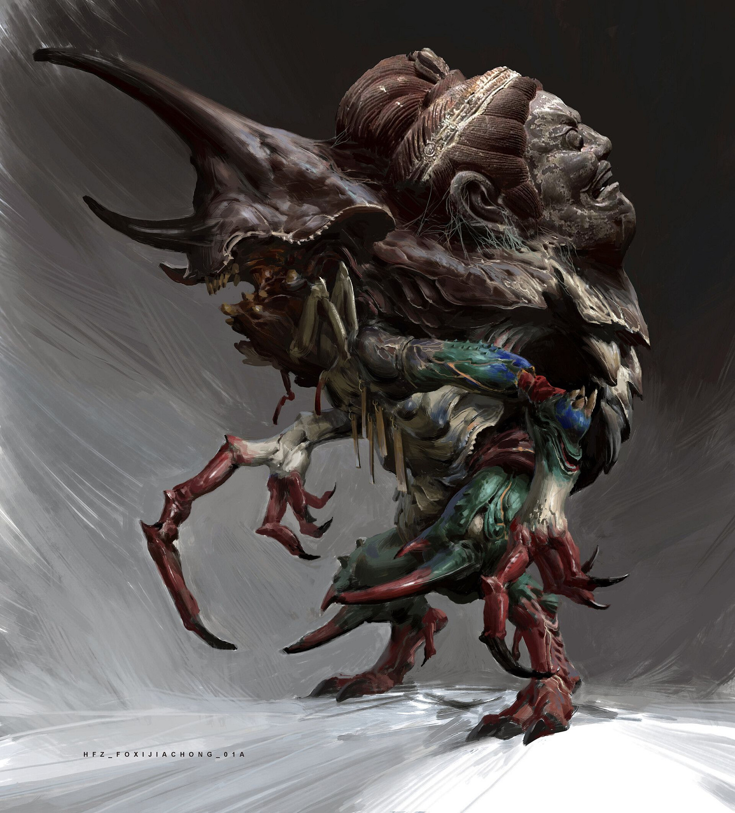 《黑神話》曝海量全新角色設定圖 四大天王、怪物等