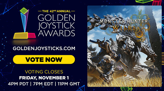 《怪獵荒野》入圍金搖桿玩家最期待獎 官方號召投票 《怪獵荒野》入圍金搖桿玩家最期待獎 官方號召投票