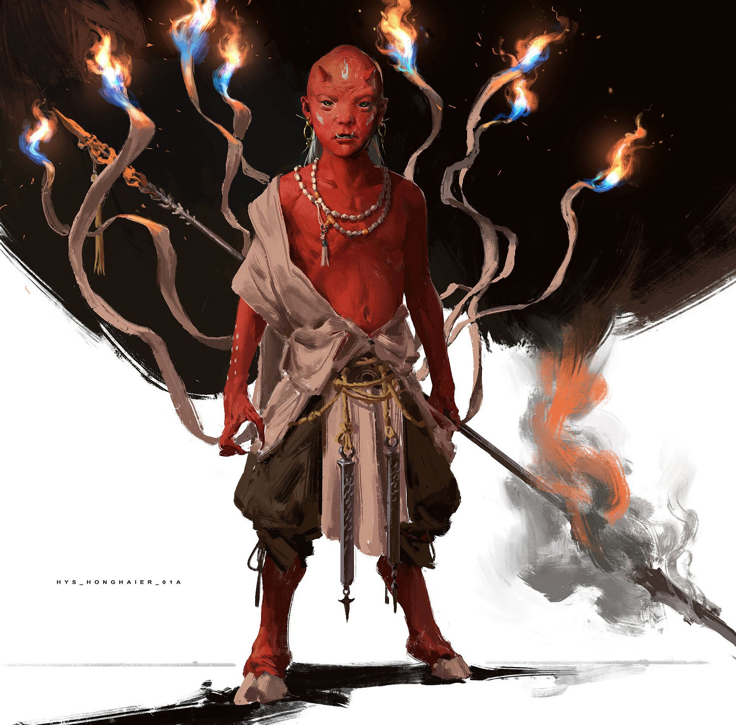 《黑神話》曝海量全新角色設定圖 四大天王、怪物等