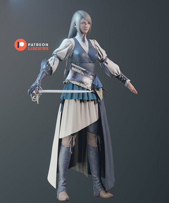 大神自製《最終幻想7》蒂法同人渲染圖:腹肌很性感! 大神自製《最終幻想7》蒂法同人渲染圖:腹肌很性感!