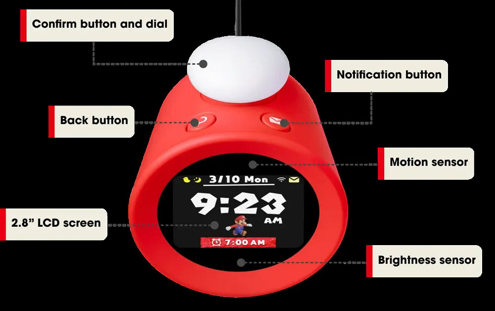 任天堂主題智能鬧鍾"Alarmo":融合經典IP與創新技術 任天堂主題智能鬧鍾"Alarmo":融合經典IP與創新技術