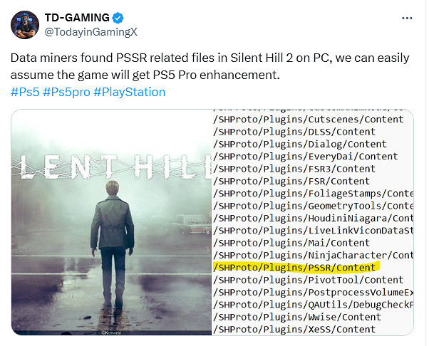 曝《沉默之丘2RE》將得到PS5 pro增強！畫面進一步提升
