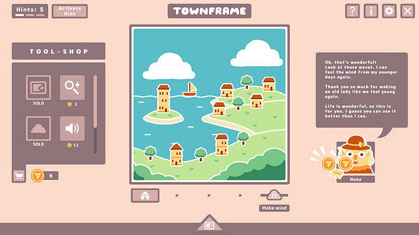 休閒解謎遊戲《Townframe》已在Steam推出！售價：29元