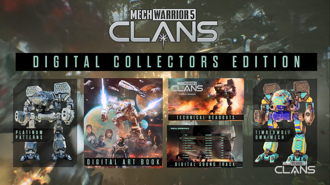 《機甲戰士5:氏族》新實機展示 數字典藏版情報公開 《機甲戰士5:氏族》新實機展示 數字典藏版情報公開