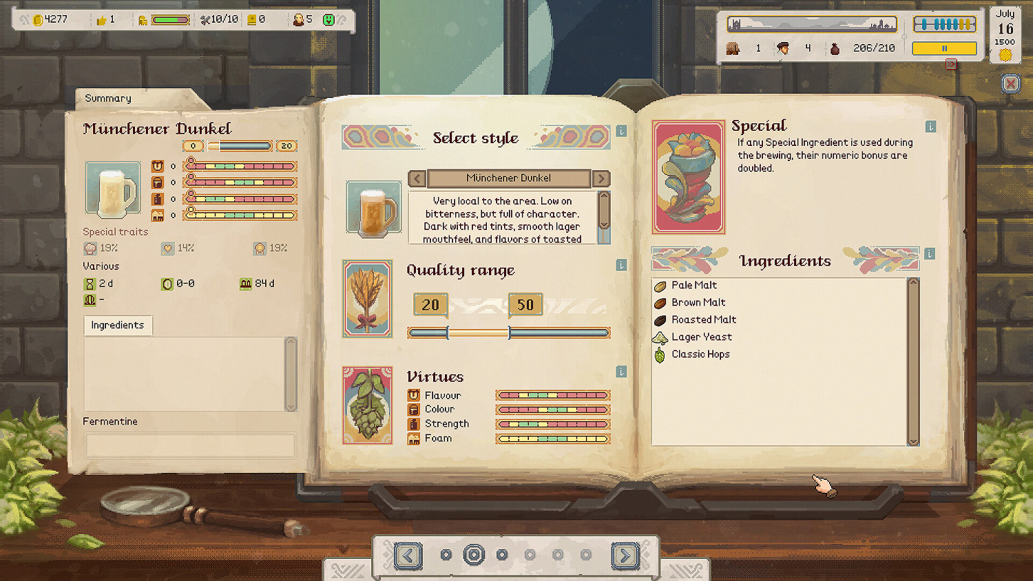 像素風建造模擬經營遊戲《啤酒修道院》現已在Steam平台推出試玩Demo