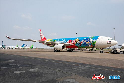 AirAsia推出《音速小子》和《女神異聞錄5》主題彩繪機 AirAsia推出《音速小子》和《女神異聞錄5》主題彩繪機