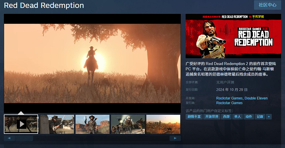 早報:《暗喻幻想》媒體讚譽圖!《大鏢客》上架Steam