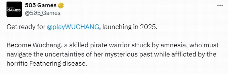 《明末:淵虛之羽》預計於2025年推出 準備好迎接本作 《明末:淵虛之羽》預計於2025年推出 準備好迎接本作