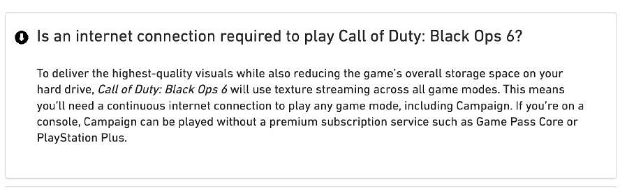 官方宣布《決勝時刻：黑色行動6》全程遊戲均需連網