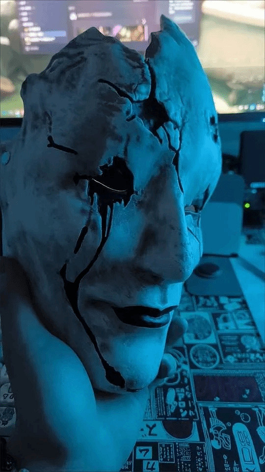 國外玩家神還原《黑神話》糜道人：萬聖節新裝扮+1！