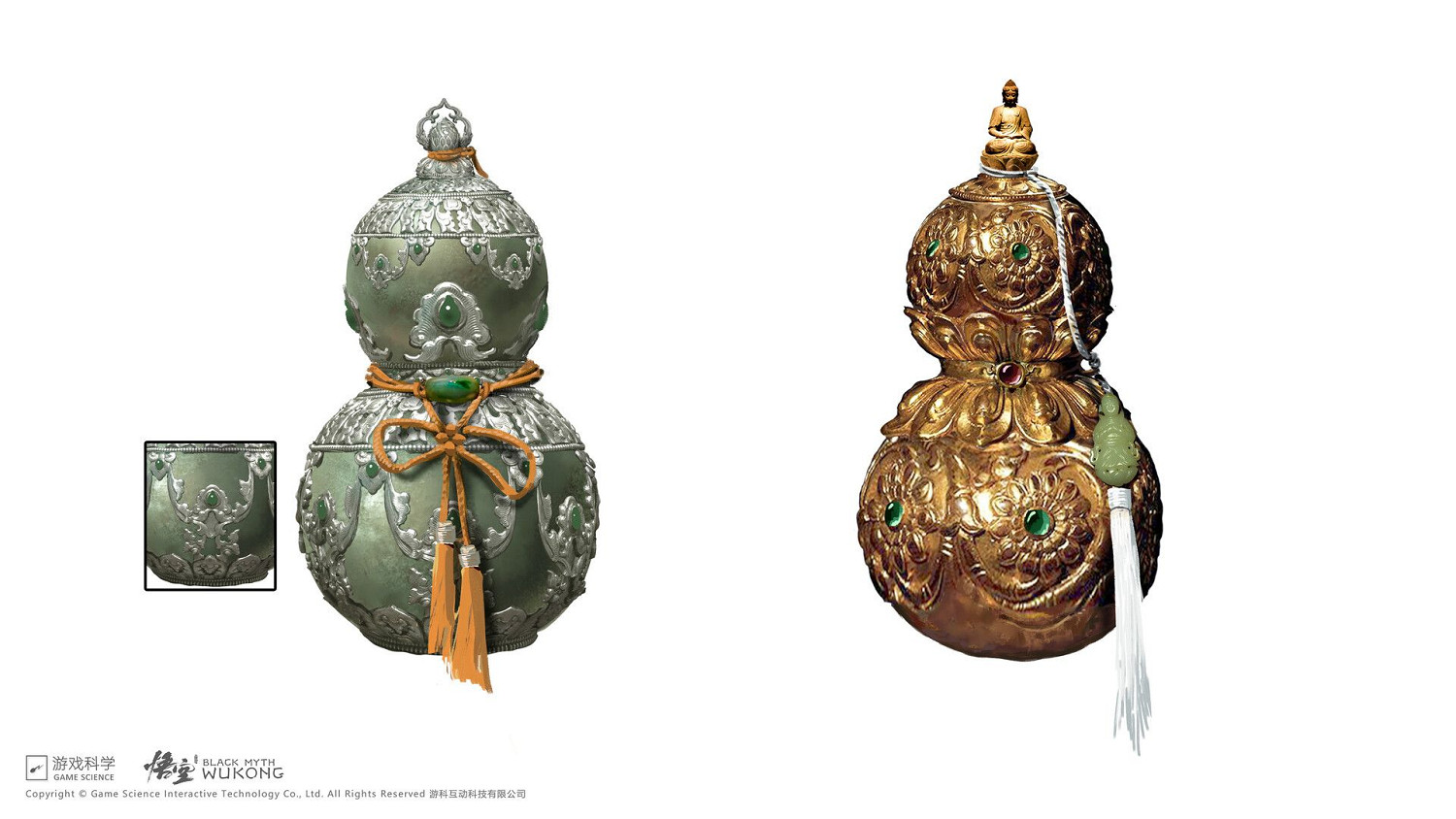 《黑神話》葫蘆設定圖公布：有個葫蘆原本為會說話！