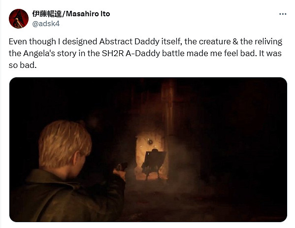 《沉默之丘2RE》藝術總監:“抽象父親”戰鬥讓我很難受 《沉默之丘2RE》藝術總監:“抽象父親”戰鬥讓我很難受
