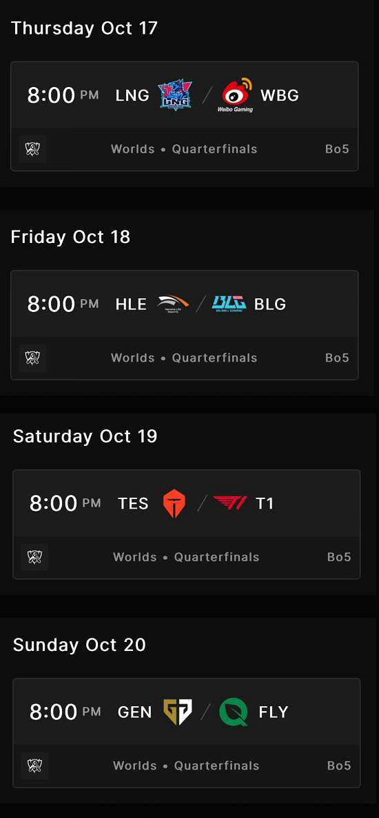 LOLS14四支LPL戰隊全部晉級八強!TES即將對戰T1! LOLS14四支LPL戰隊全部晉級八強!TES即將對戰T1!