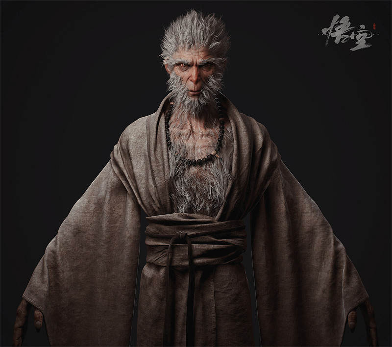 《黑神話》早期角色建模公開:含黃眉、不白、老猴子等 《黑神話》早期角色建模公開:含黃眉、不白、老猴子等