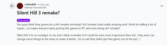 《沉默之丘2RE》逆襲獲好評,粉絲呼籲系列其他作品重製 《沉默之丘2RE》逆襲獲好評,粉絲呼籲系列其他作品重製