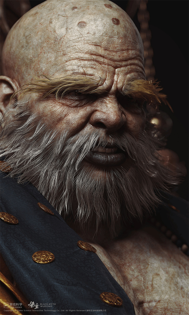 《黑神話》早期角色建模公開:含黃眉、不白、老猴子等 《黑神話》早期角色建模公開:含黃眉、不白、老猴子等
