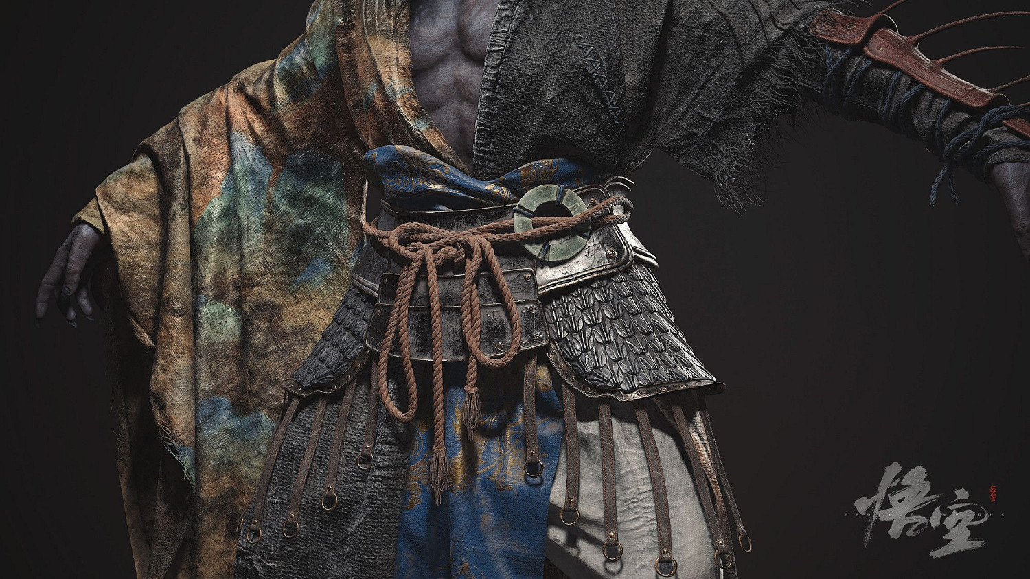 《黑神話：悟空》“廣智”建模展示 齜牙咧嘴面目凶悍