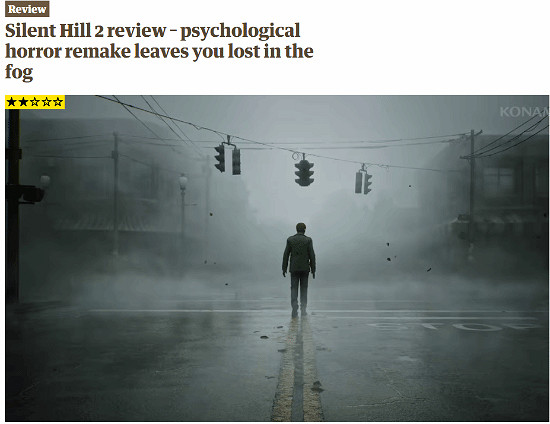 《沉默之丘2RE》遭《衛報》差評 玩家:你根本不懂遊戲 《沉默之丘2RE》遭《衛報》差評 玩家:你根本不懂遊戲