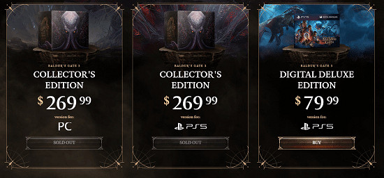 《柏德之門3》發行總監嚴厲譴責黃牛哄抬收藏版價格 《柏德之門3》發行總監嚴厲譴責黃牛哄抬收藏版價格