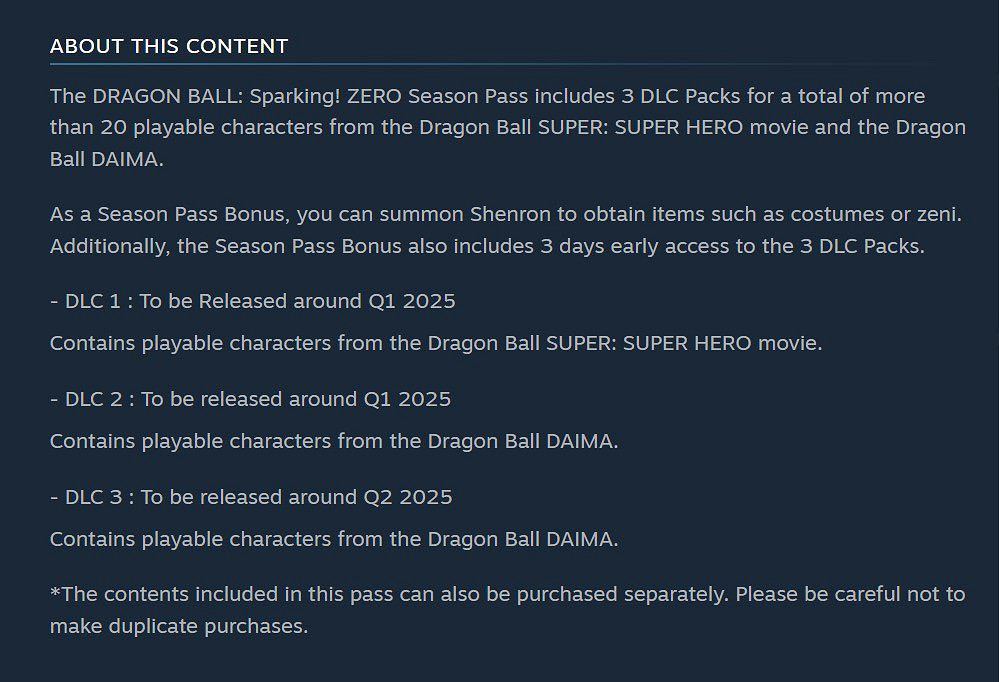 《七龍珠:電光炸裂!ZERO》將來有可能於明年推出3款dlc! 《七龍珠:電光炸裂!ZERO》將來有可能於明年推出3款dlc!