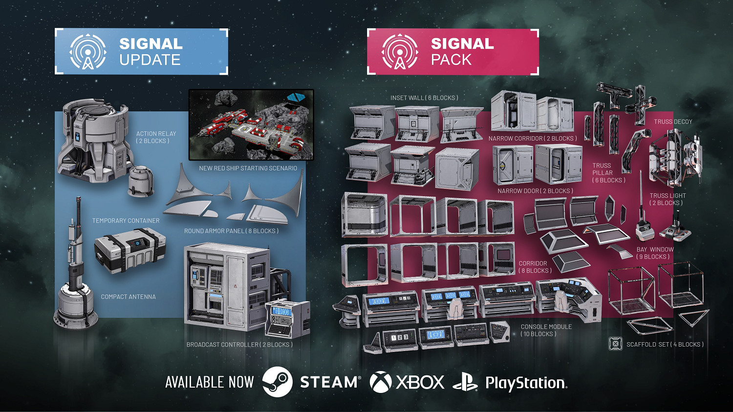 沙盒建造遊戲《太空工程師》發布“信號”更新宣傳片 沙盒建造遊戲《太空工程師》發布“信號”更新宣傳片