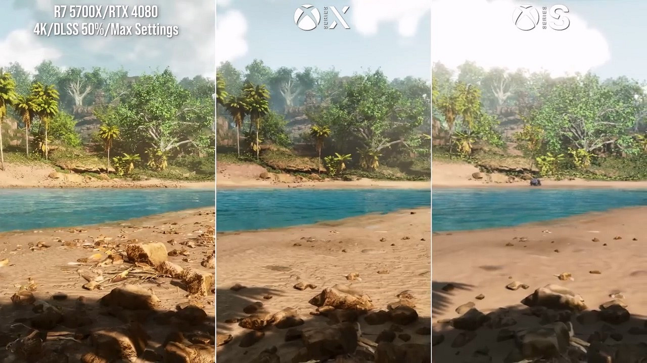 《方舟:生存飛升》PS5和XSX運行解析度大部分時候僅720P 《方舟:生存飛升》PS5和XSX運行解析度大部分時候僅720P