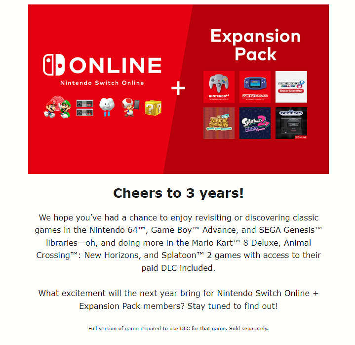 任天堂:敬請期待Switch Online資料片會員2025年的驚喜內容 任天堂:敬請期待Switch Online資料片會員2025年的驚喜內容