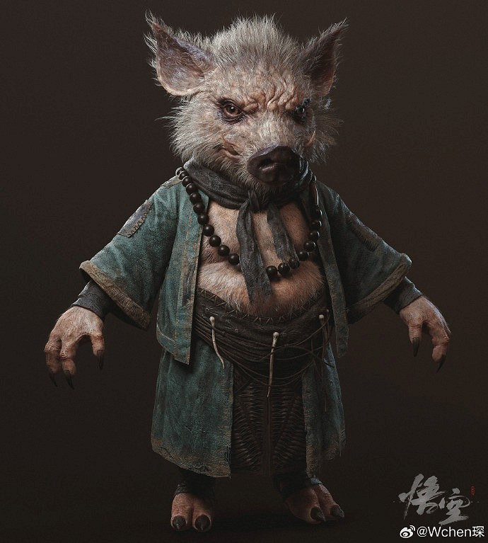 《黑神話》3D建模大賞：超帥天蓬鐵扇公主亢金星君等