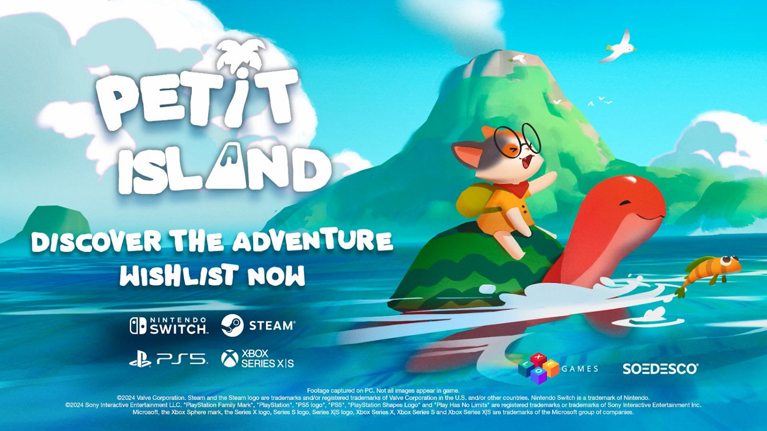 治愈風格冒險遊戲《佩蒂特的小島》將於11月14日發售