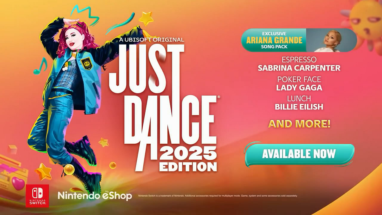 《舞力全開2025》上市宣傳片公布！現已多平台發售