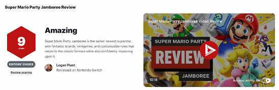 《超級瑪利歐派對:空前盛會》IGN評測9分:系列新星 《超級瑪利歐派對:空前盛會》IGN評測9分:系列新星