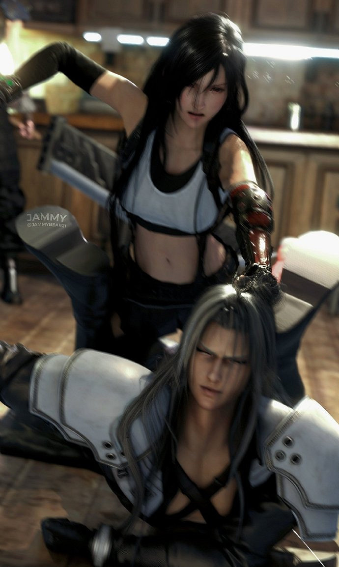 《最終幻想7:重製版》二創同人圖 復刻TS大戰通訊錄 《最終幻想7:重製版》二創同人圖 復刻TS大戰通訊錄