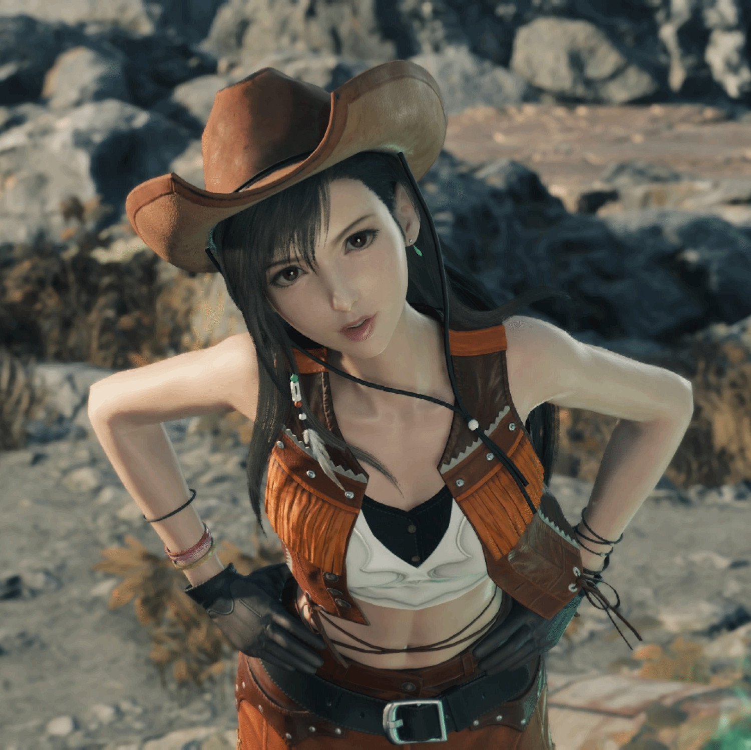 《最終幻想7：重生》蒂法同人美圖賞：身材火辣妖嬈！