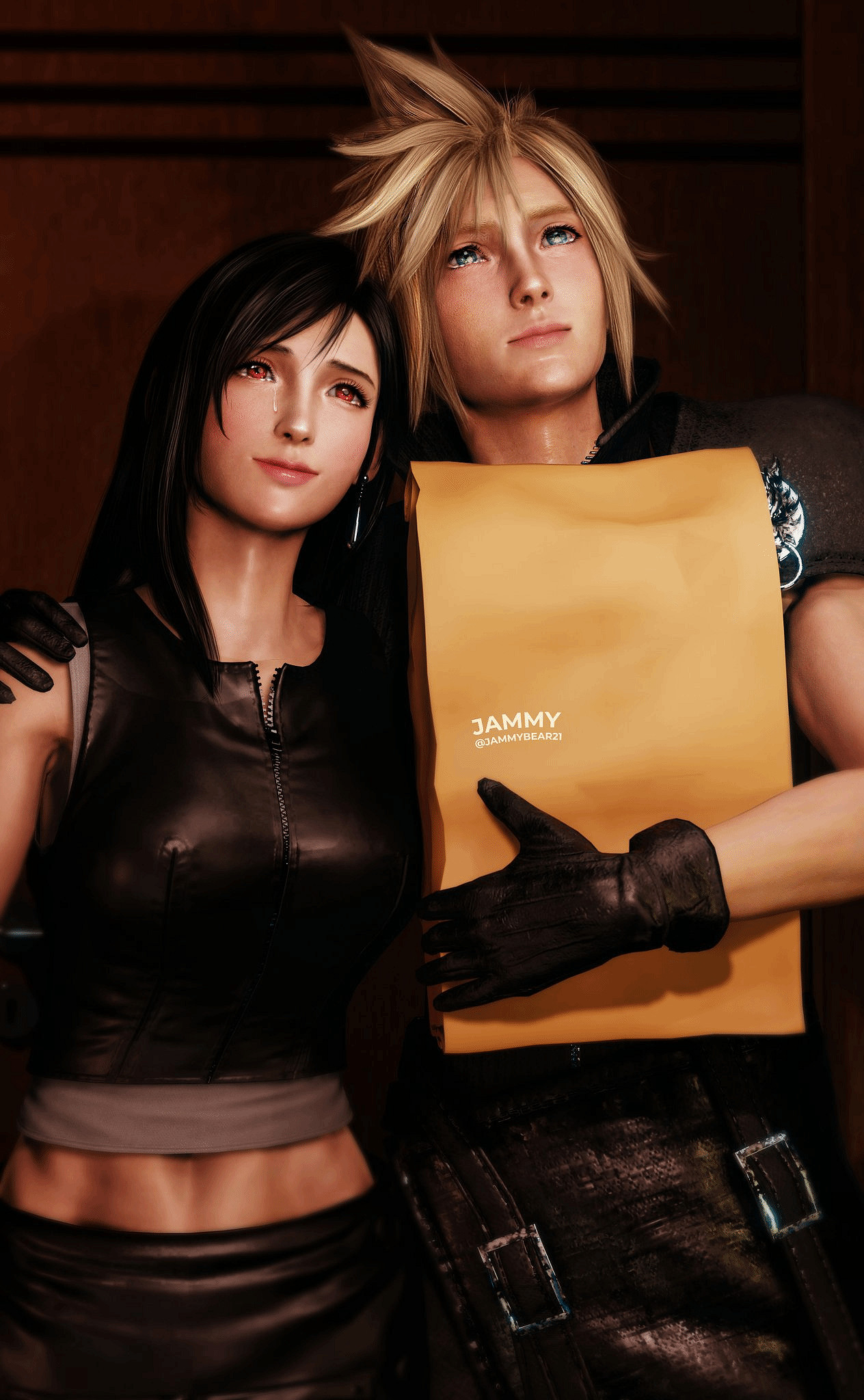 《最終幻想7：重生》蒂法同人美圖賞：身材火辣妖嬈！