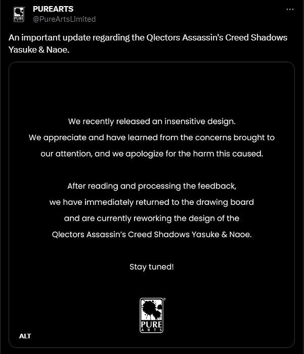 《刺客教條:影》半邊鳥居手辦引爭議 重新設計再上架 《刺客教條:影》半邊鳥居手辦引爭議 重新設計再上架