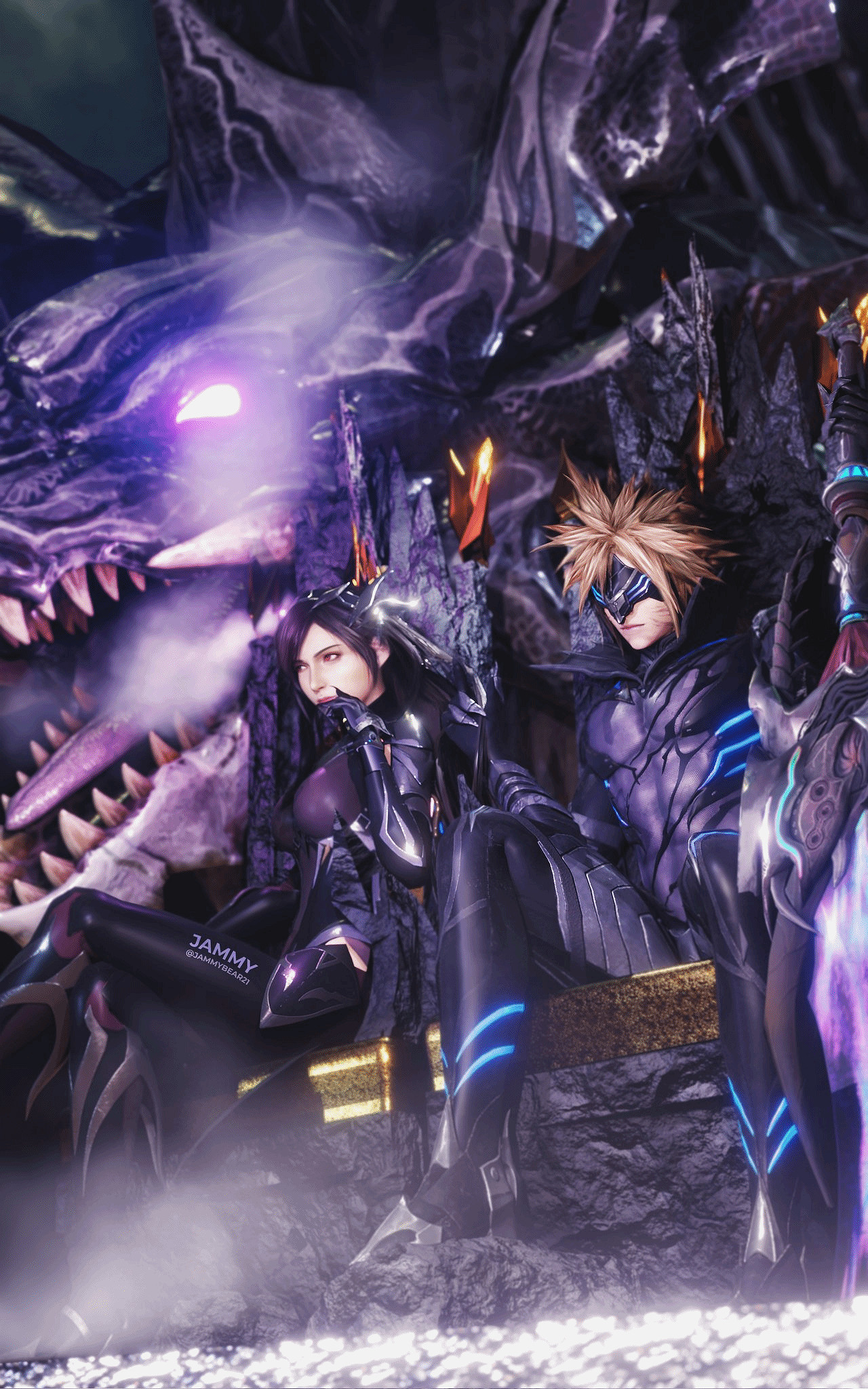 《最終幻想7：重生》蒂法同人美圖賞：身材火辣妖嬈！