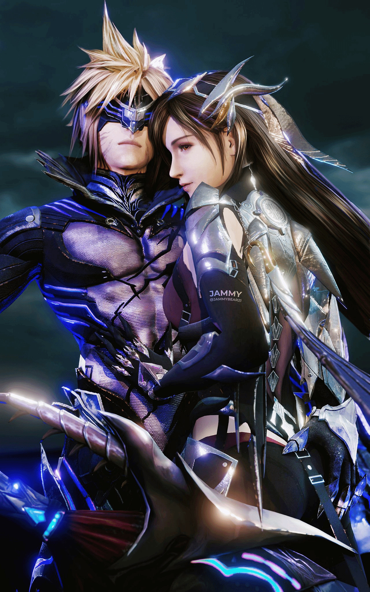 《最終幻想7：重生》蒂法同人美圖賞：身材火辣妖嬈！