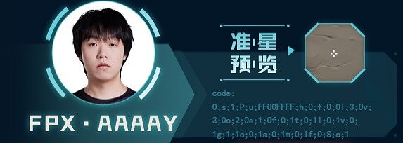 《特戰英豪》FPX戰隊選手準星程式碼分享